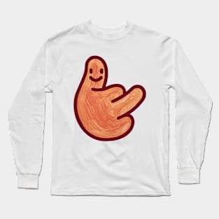 smiling hand Long Sleeve T-Shirt